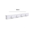 Ver imagem 2 de Arandela Camarim 4 Lâmpadas 60cm Alumínio Branco com Botão RL