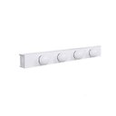 Ver imagem 1 de Arandela Camarim 4 Lâmpadas 60cm Alumínio Branco com Botão RL
