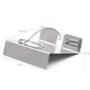 Ver imagem 3 de Kit 3 Porta Guardanapos de Papel 11x11cm Aço Inox Suporte Mesa Posta
