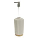 Ver imagem 2 de Porta Sabonete Banheiro Poliresina 250ml 19x13x7cm C\bambu (bege)