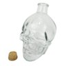 Kit 6 Frascos Garrafa Caveira de Vidro com Rolha para Decoração 450ml - 1