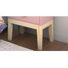 mesa de cabeceira retrô pés de madeira infantil / juvenil Live Teens:Rosa - 4