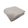 Cobertor Manta Frio Casal Inverno Liso Microfibra - Prata - 1