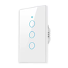 Smart Interruptor Inteligente Wi-fi 3 Canais/teclas Touch Branco para Automação - 2