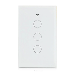 Smart Interruptor Inteligente Wi-fi 3 Canais/teclas Touch Branco para Automação