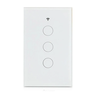 Smart Interruptor Inteligente Wi-fi 3 Canais/teclas Touch Branco para Automação - 1