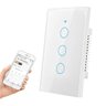 Smart Interruptor Inteligente Wi-fi 3 Canais/teclas Touch Branco para Automação - 6