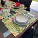 Ver imagem 2 de Kit 8 Serviços Americanos Jacquard Araras - 35x45cm