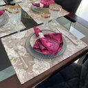 Ver imagem 4 de Kit 8 Serviços Americanos Sami Fendi Impermeável - 35 x 45cm
