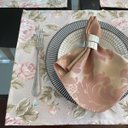 Ver imagem 3 de Kit 10 Serviços Americanos Sami Bege Impermeável - 35x45cm
