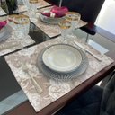 Ver imagem 2 de Kit 10 Serviços Americanos Sami Fendi Impermeável - 35x45cm