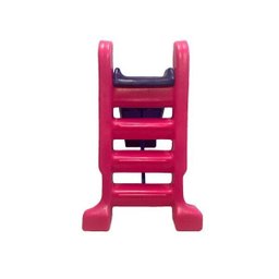 Escorregador Infantil Plástico - Médio 3 Degraus Roxo com Rosa - 2