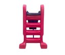 Ver imagem 2 de Escorregador Infantil Plástico - Médio 3 Degraus Roxo com Rosa