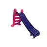 Escorregador Infantil Plástico - Médio 3 Degraus Roxo com Rosa - 1