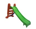 Ver imagem 1 de Escorregador Infantil Plástico - Médio 3 Degraus Verde com Laranja