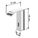 Ver imagem 6 de Torneira de Banheiro Sensor Automático New York Cromada Aço Inox Goldenx