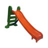 Escorregador Infantil Plástico - Médio 3 Degraus Laranja com Verde - 1