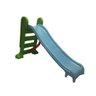 Escorregador Infantil Plástico - Médio 3 Degraus Azul Claro com Verde - 1