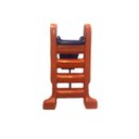 Ver imagem 2 de Escorregador Infantil Plástico 3 Degraus Azul com Laranja