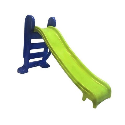 Escorregador Infantil Plástico 3 Degraus Verde com Azul