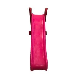 Escorregador Infantil Plástico 3 Degraus Rosa com Vermelho - 2
