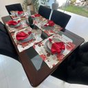 Ver imagem 4 de Kit 8 Serviços Americanos Imperial Rosa Impermeável - 35 x 45cm