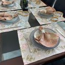 Ver imagem 3 de Kit 8 Serviços Americanos Sami Bege Impermeável - 35 x 45cm