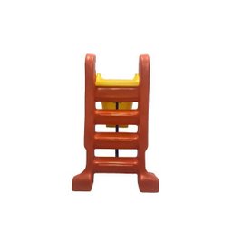 Escorregador Infantil Plástico 3 Degraus Amarelo com Vermelho - 2