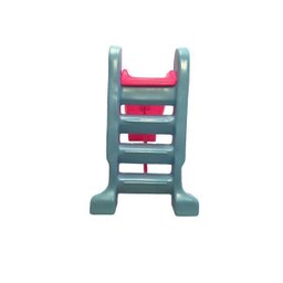 Escorregador Infantil Plástico - Médio 3 Degraus Rosa com Azul Claro - 2