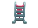 Ver imagem 2 de Escorregador Infantil Plástico - Médio 3 Degraus Rosa com Azul Claro
