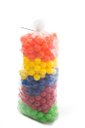 Ver imagem 3 de 100 Bolinhas para Piscina de Bolinhas - 76mm - Valentina Brinquedos - Coloridas - Não Amassa