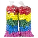 Ver imagem 2 de 100 Bolinhas para Piscina de Bolinhas - 76mm - Valentina Brinquedos - Coloridas - Não Amassa