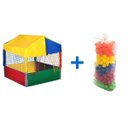 Ver imagem 1 de Piscina de Bolinhas Premium - Medidas 1,0m X 1,0m - Acompanha 500 Bolinhas TOP Coloridas