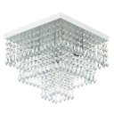 Ver imagem 2 de Lustre de Cristal Acrilico Sweetcrillic 30x30 Branco Lindo