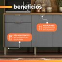 Ver mais imagens de Armário de Cozinha Compacta 8 Portas 4 Nichos Namastê