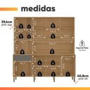 Ver imagem 5 de Armário de Cozinha Compacta 8 Portas 4 Nichos Namastê