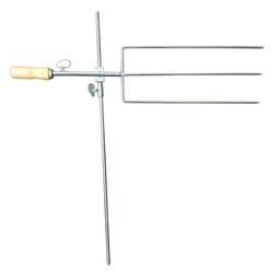 Espeto Para Fogo De Chão Giratório Reforçado - 1