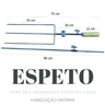 Espeto Para Fogo De Chão Giratório Reforçado - 5