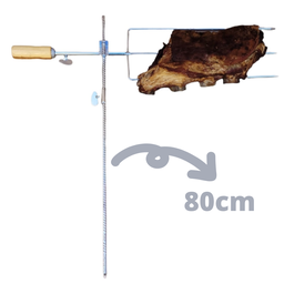 Espeto Para Fogo De Chão Giratório Reforçado - 3