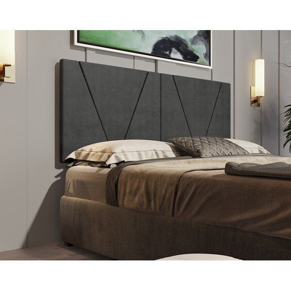 Painel Cabeceira Estofada Nobre para Cama Casal 140 cm - 1