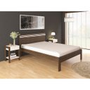 Ver imagem 2 de Cama De Casal Branca com Cabeceira 195 cm X 148,6 cm: Nogal com Branco