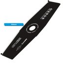 Ver imagem 3 de Kit 2 Facas Lâmina Roçadeira 2 Pontas 350mm X 2mm X 20mm Corneta Cortador Grama Corte