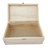 Caixa Retangular Lisa com Fecho 12x20x7 Pinus Decoração - 3