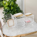 Ver imagem 2 de Kit Porta Pincel, Porta Cotonete e Porta Algodão Quartzo Branco