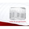 Travesseiro Zelo por Duoflex Molas Anatômico 0.40x0.54m - Percal 230 Fios - 3