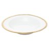 Cj 6 Pratos Fundos de Porcelana Paddy Branco/dourado 22cm Wolff - 4