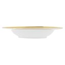 Ver imagem 5 de Cj 6 Pratos Fundos de Porcelana Paddy Branco/dourado 22cm Wolff