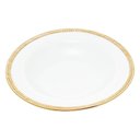 Ver imagem 3 de Cj 6 Pratos Fundos de Porcelana Paddy Branco/dourado 22cm Wolff