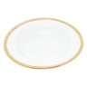 Cj 6 Pratos Fundos de Porcelana Paddy Branco/dourado 22cm Wolff - 3