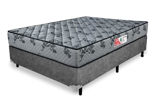 Cama Box Casal  Prorelax Turquesa Azul Espuma D33 138x188x24  - 1